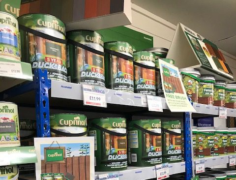 Read more about the article Cuprinol shelves stocked to bursting!