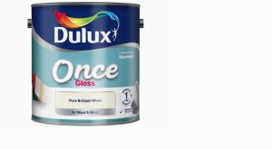 Dulux Once Gloss Pure Brilliant White 2.5L