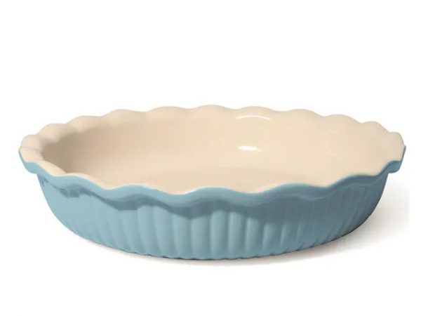 Jomafe Fluted Pie Dish Duckegg 26cm