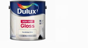 Dulux Non Drip Gloss Pure Brilliant White 2.5L
