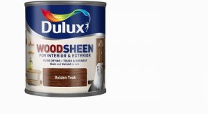 Dulux Quick Dry Interior/ Exterior Woodsheen Golden Teak 750ml