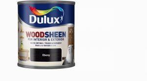 Dulux Quick Dry Interior/ Exterior Woodsheen Ebony 750ml