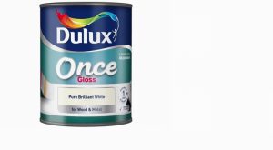 Dulux Once Gloss Pure Brilliant White 750ml