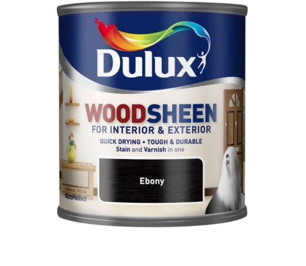 Dulux Quick Dry Interior/ Exterior Woodsheen Ebony 250ml