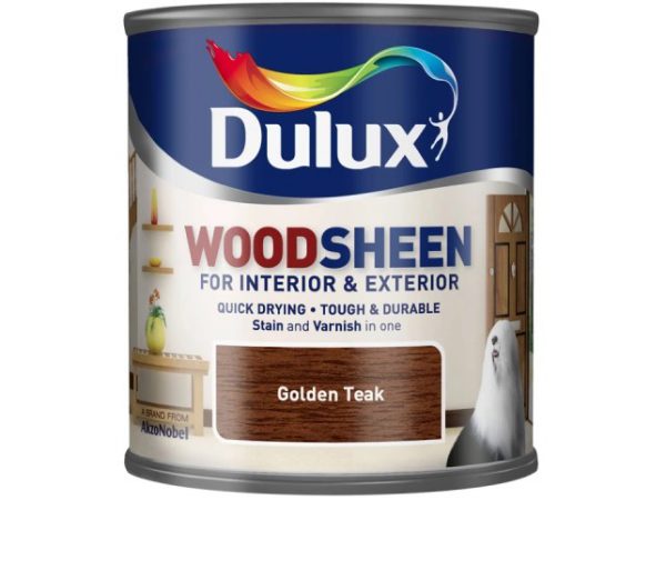 Dulux Quick Dry Interior/ Exterior Woodsheen Golden Teak 250ml