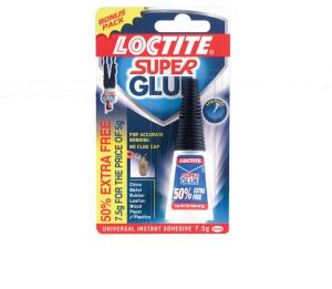 LOCTITE Super Glue Bottle 5g + 50% Free