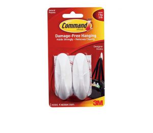 Command Medium General Purpose Hooks x 2 17081