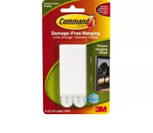 3M Command Large Picture Strips x 4 17206