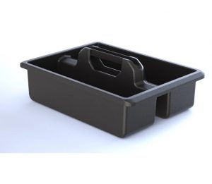 Mano Multi Purpose Tote Tray Black