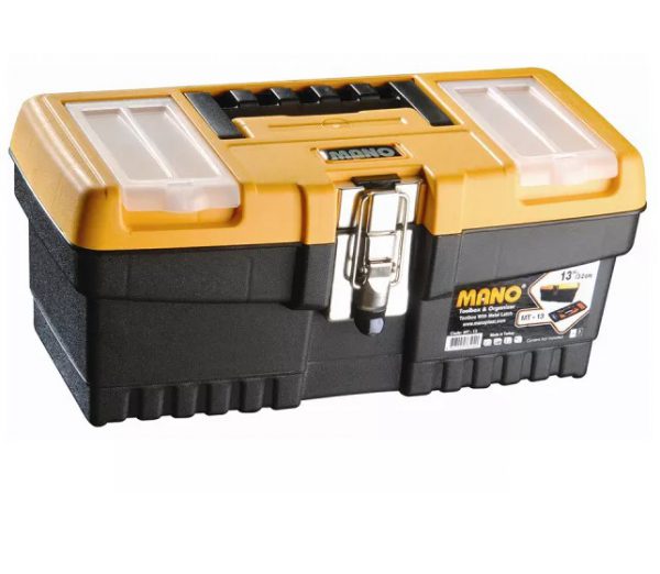Mano Toolbox with Metal Latch 13inch MT13