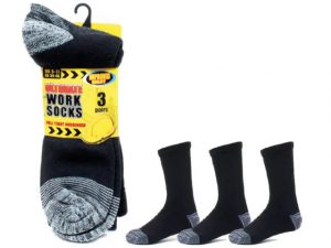 Otterdene Mens Work Socks 3 Pack
