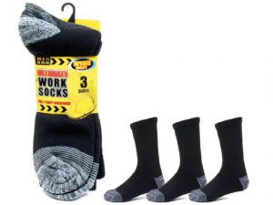 Otterdene Mens Work Socks 3 Pack