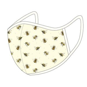 The Art File Face Mask Bumblebees Size M Yellow