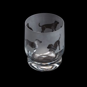 Dartington Glass Aspect Tumbler Labrador