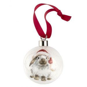 Wrendale Xmas Bauble Ho Ho Ho