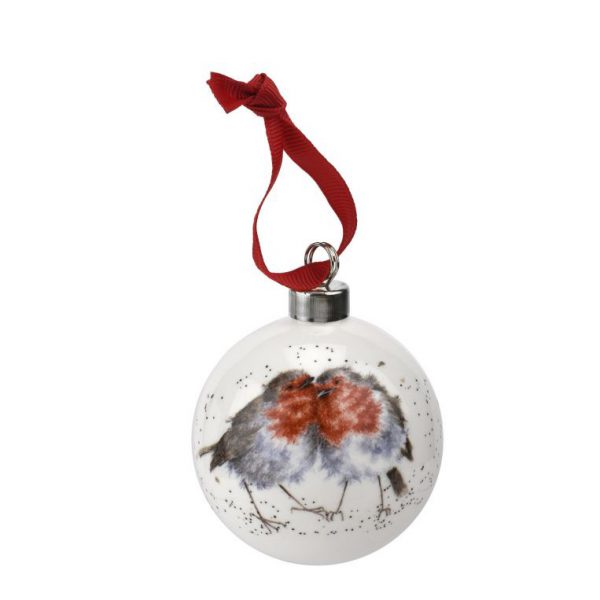 Wrendale Xmas Bauble Snuggled Up