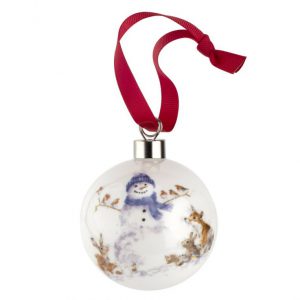 Wrendale Xmas Bauble Gathered Around