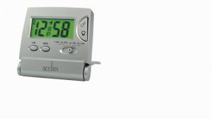 Acctim Mini LCD Flip Alarm Silver