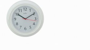 Acctim Wycombe Wall Clock White