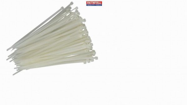 Cable Ties White 3.6 x 150mm (Pack 100)