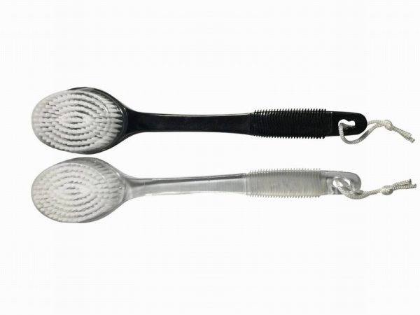Bath Brush with Rubber Grip