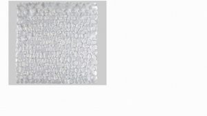 Pebbles Shower Mat Clear (Square)