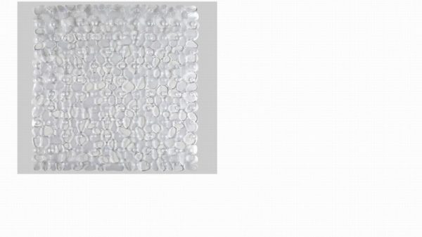 Pebbles Shower Mat Clear (Square)