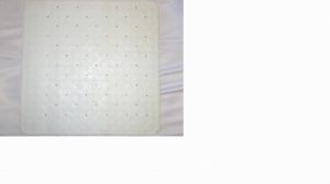 Rubber Shower Mat White (Square)