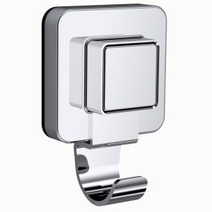 Showerdrape Pushloc Single Robe Hook, Chrome