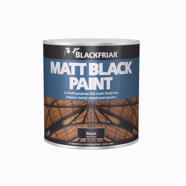 BlackFriar Matt Black Paint 250ml