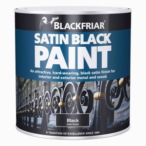 Blackfriar Satin Black Paint 500ml