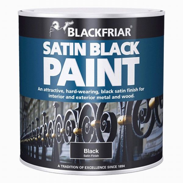 Blackfriar Satin Black Paint 500ml