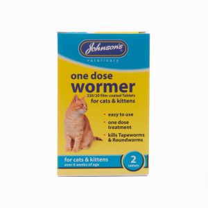 Johnsons One Dose Wormer- Cats and Kittens