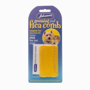 Johnsons Flea & Grooming Comb with FREE test paper