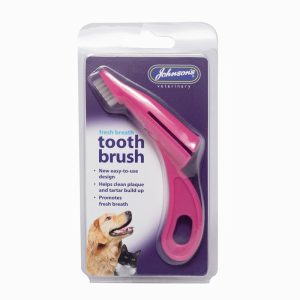 Johnsons Pet Tooth Brush- Pink or Blue