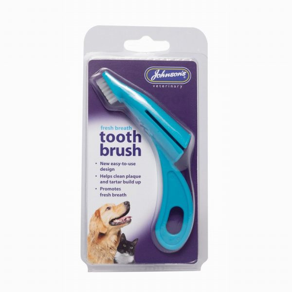 Johnsons Pet Tooth Brush- Pink or Blue - Image 2