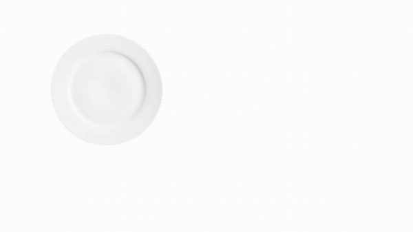 Simplicity Rim Salad Plate 23cm