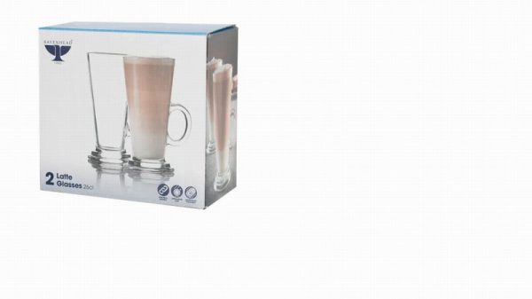 Ravenhead Entertain Set Of 2 Latte Glasses 26cl - Image 2