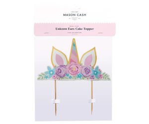 Mason Cash Unicorn Ears Cake Topper