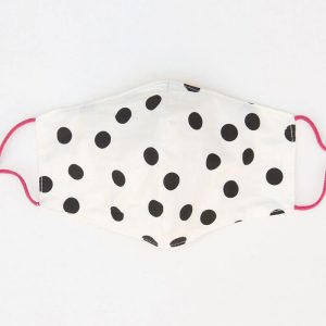 Caroline Gardner Scattered Spot Cotton Face Mask