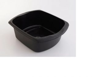 Addis Rectangular Washing Up Bowl Soft Black Large