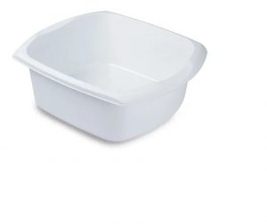 Addis Rectangular Washing Up Bowl White Large