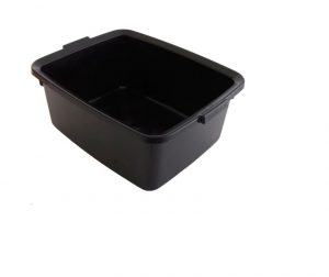 Addis Five Star Washing Up Bowl Rectangular Soft Black (Butler)