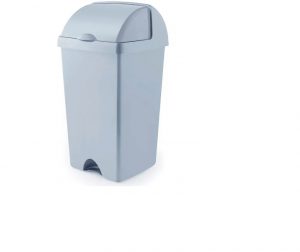 Addis Eco Roll Top Bin Grey 50L