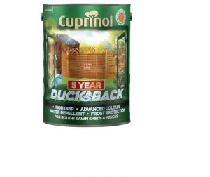 Cuprinol 5 Year Ducksback Autumn Gold 5L