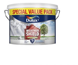 Dulux Weathershield Masonry Smooth Pure Brilliant White 7.5L