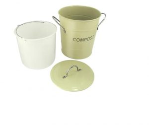 Eddingtons Compost Pail Sage Green