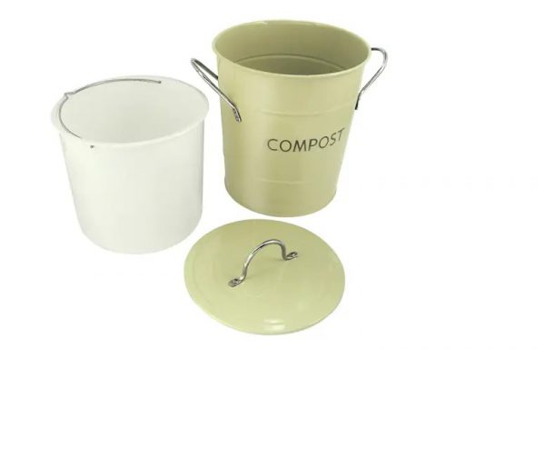 Eddingtons Compost Pail Sage Green