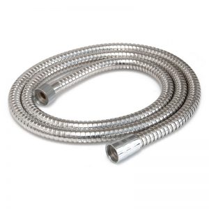 Showerdrape Double Spiral 1.5 m Chrome Shower Hose