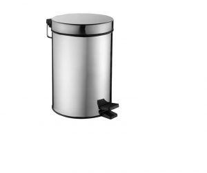 HomeHardware Pedal Bin Chrome 3L